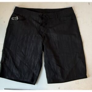 Fox Racing Women's Board Shorts Size‎ 3 Black Pink Surf Swim Athletic